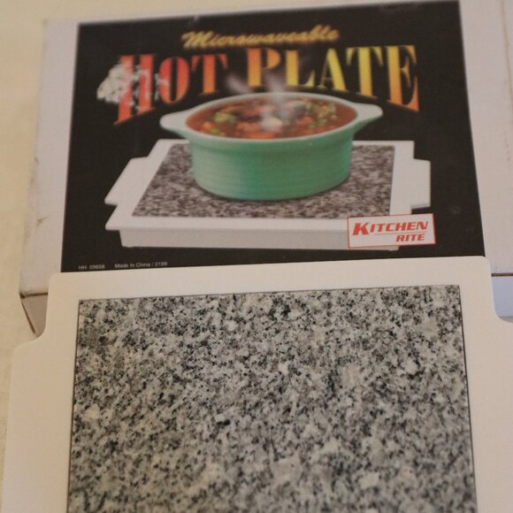New in original packaging Kitchen Rite Microwaveable Hot Plate - Picture 1 of 6